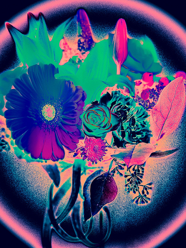 Neon Dreams (Oval Bouquet)) by Christine Blankenship
