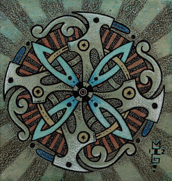 Ferris Burst Mandala by Michael T. Gardner