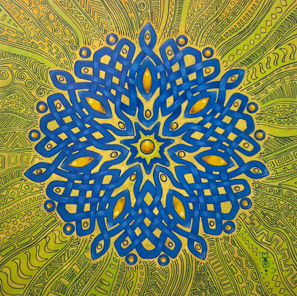 Busy Blue by Michael T. Gardner