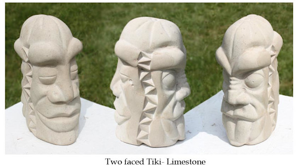 Two faced Tiki by Michael T. Gardner