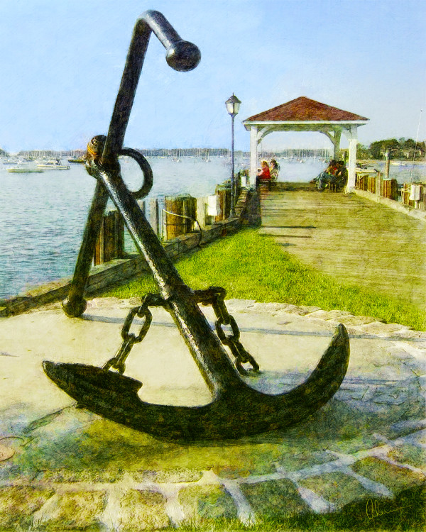Northport Anchor by Mary Ahern