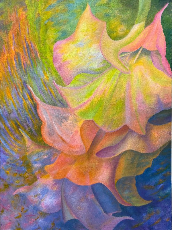 Cosmic Brugmansia by Mary Ahern