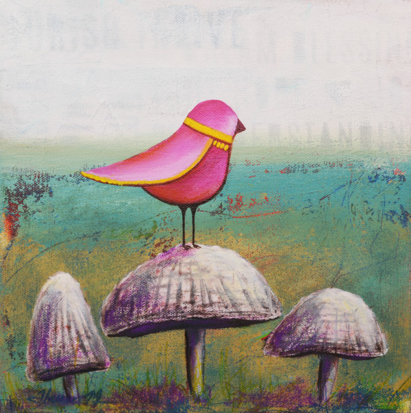Shari and Mushrooms by Therese Misner