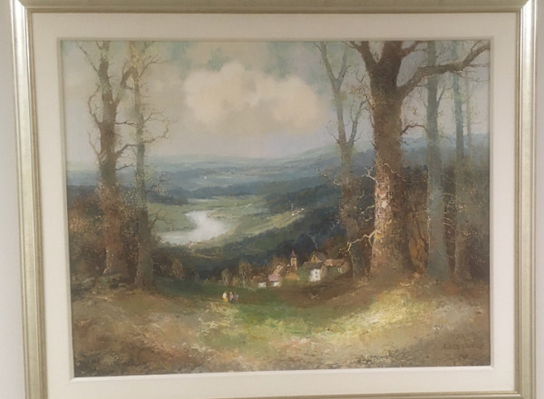 Untitled (European Village) by Harold Hall, Image 1.