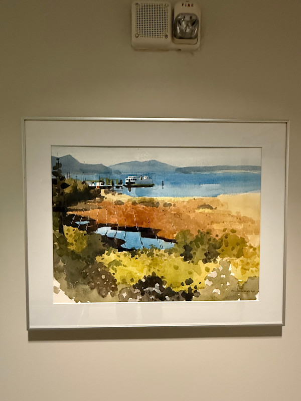 Ferry Terminal on Orcas Island by David Checkley, Image 1.