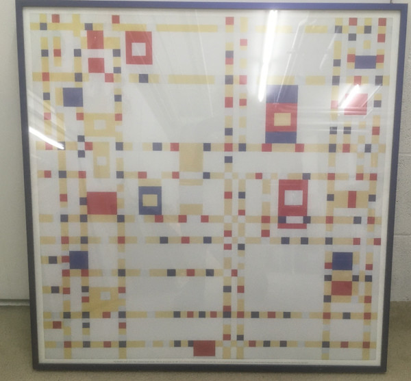 Broadway Boogie Woogie (Reproduction) by Piet Mondrian, Image 1.