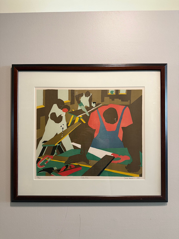 Carpenters by Jacob Lawrence, Image 1.