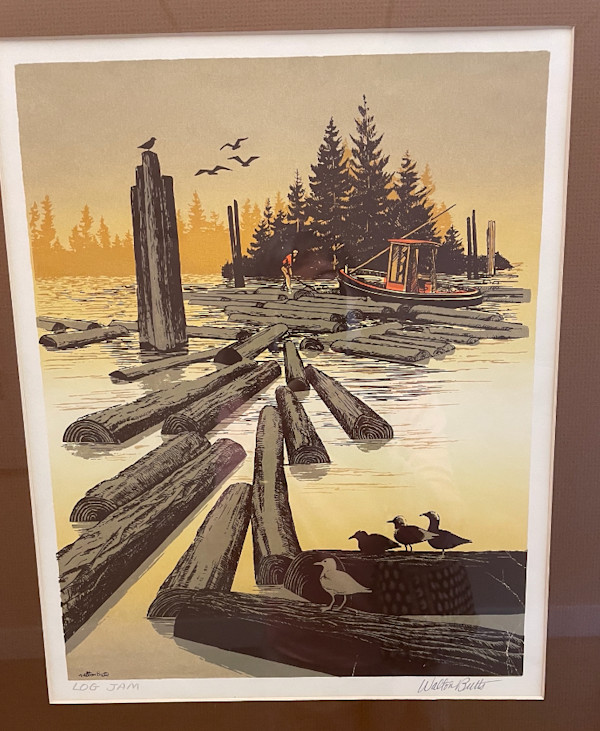 Log Jam by Walton Butts