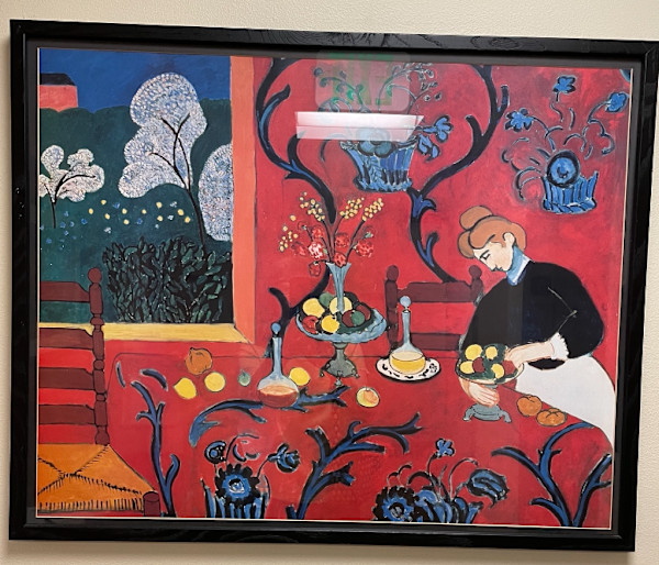 The Dessert: Harmony in Red (Reproduction) by Henri Matisse, Image 1.
