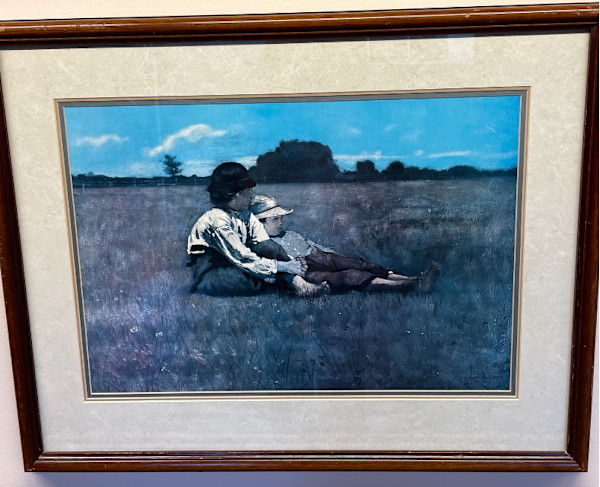 Boys in a Pasture (Reproduction) by Winslow Homer, Image 1.