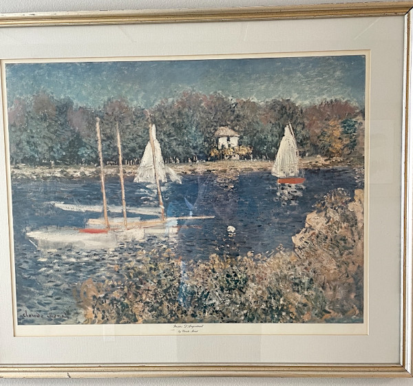 Bassin D'Argenteuil (Reproduction) by Claude Monet, Image 1.