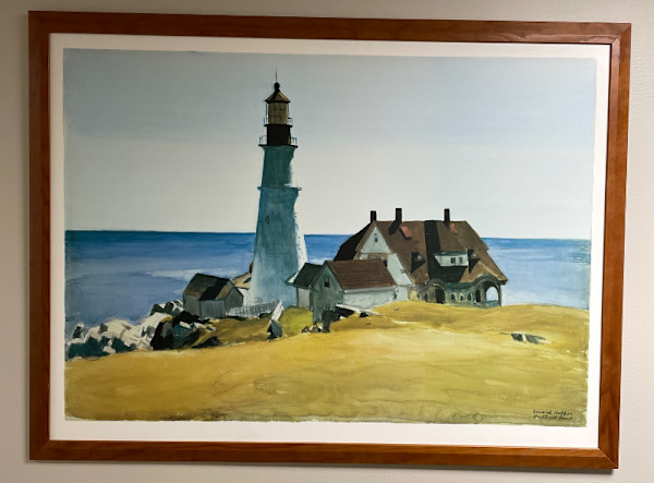 Portland Head (Reproduction) by Edward Hopper, Image 1.