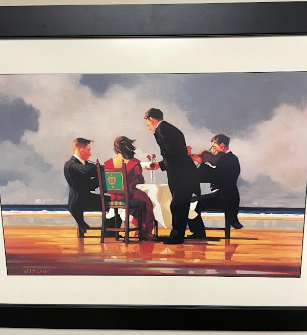 Dinner on the Deck (Reproduction) by Jack Vettriano, Image 1.