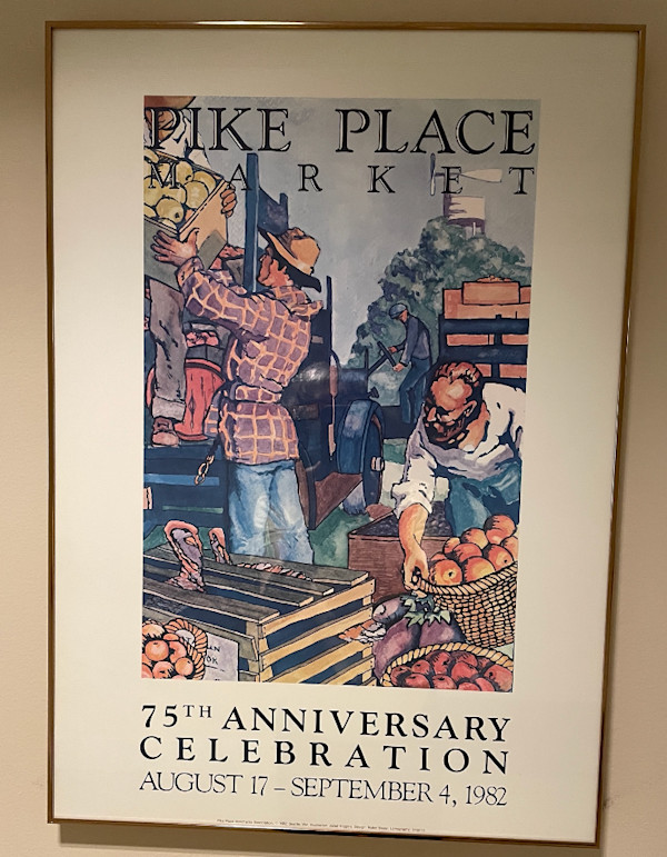 Pike Place Market Poster by Robert Sweet, Image 1.