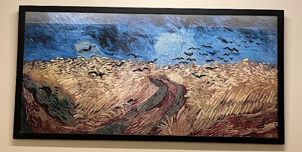 Wheat Field and Crows (Reproduction) by Vincent Van Gogh, Image 1.