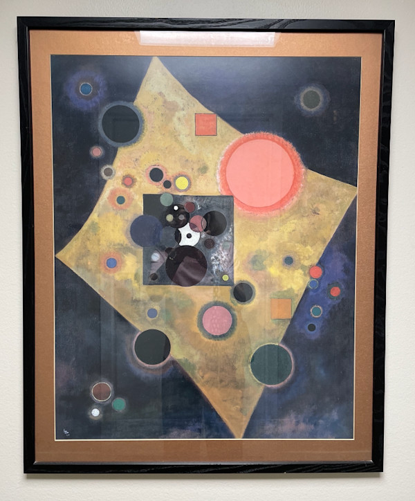Accent in Pink (Reproduction) by Vasily Kandinsky, Image 1.