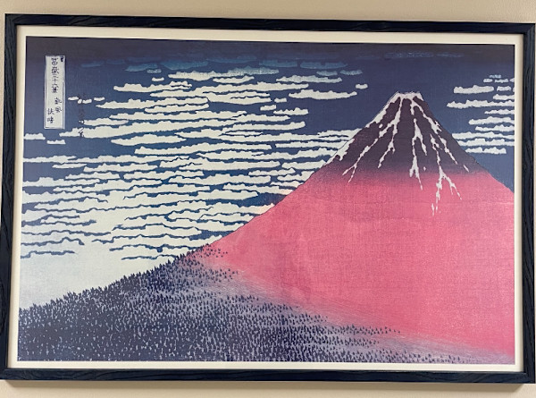 Mt. Fuji (Reproduction by Katsushika Hokusai, Image 1.