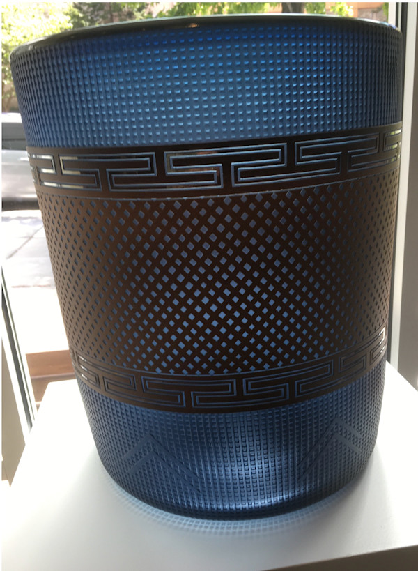 Midnight Blue Tlingit Basket by Preston Singletary, Image 1.