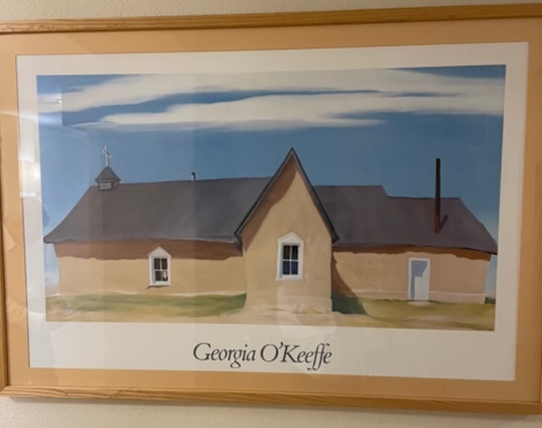 Cebolla Church (Reproduction) by Georgia O'Keefe, Image 1.