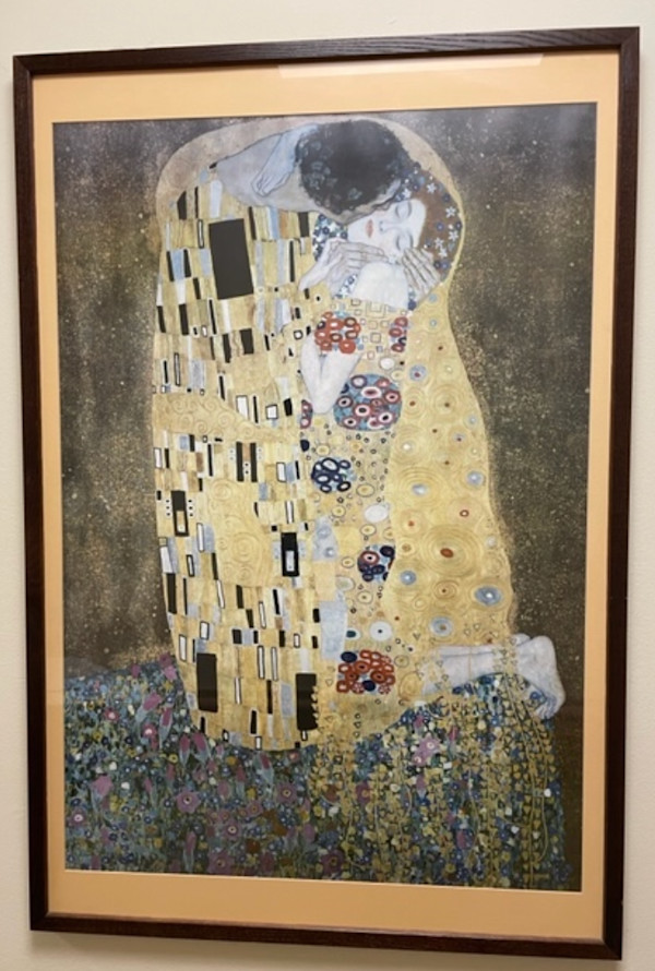 The Kiss (Reproduction) by Gustave Klimt