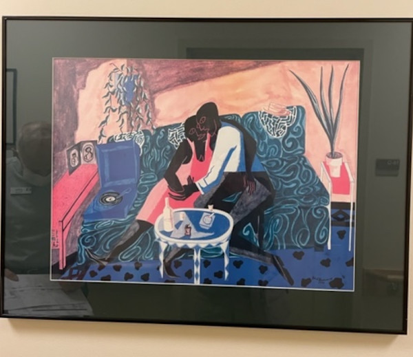 The Lovers (Reproduction) by Jacob Lawrence, Image 1.