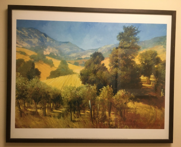 Southern Vineyard Hills (Reproduction) by Philip Craig, Image 1.