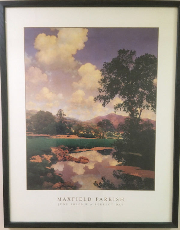 June Skies (Reproduction) by Maxfield Parrish