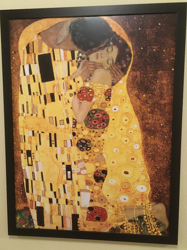 The Kiss (Reproduction) by Gustave Klimt