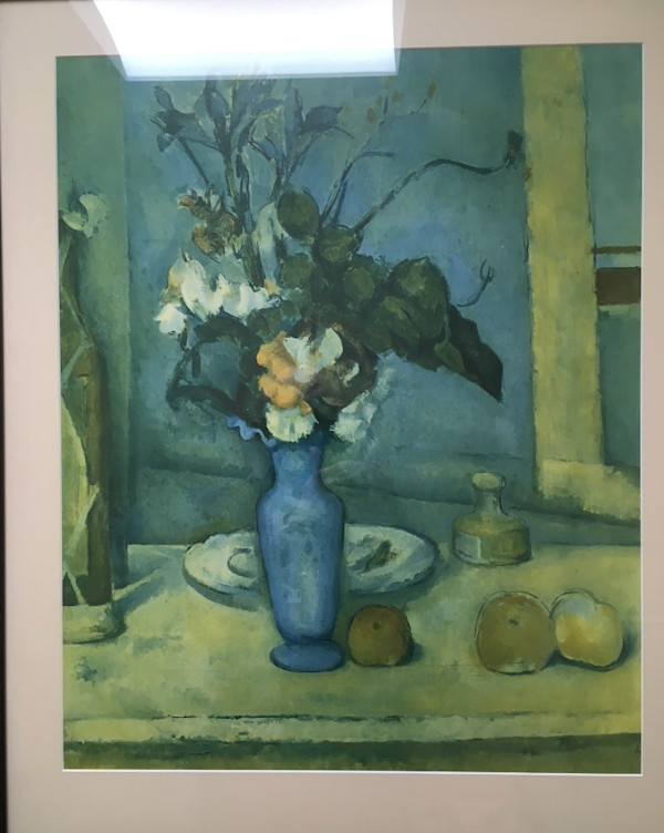 The Blue Vase (Reproduction) by Paul Cezanne, Image 1.