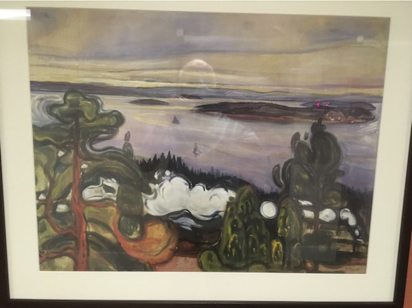 Train Smoke (Reproduction) by Edvard Munch