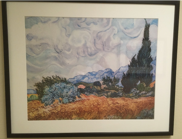 Wheat Field with Cypresses (Reproduction) by Vincent Van Gogh, Image 1.