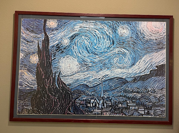 Starry Night (Reproduction) by Vincent Van Gogh, Image 1.