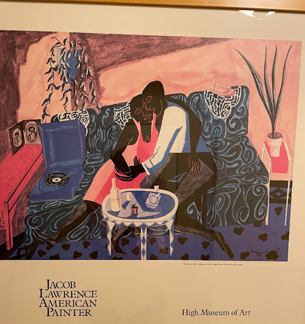 The Lovers (Reproduction) by Jacob Lawrence, Image 1.