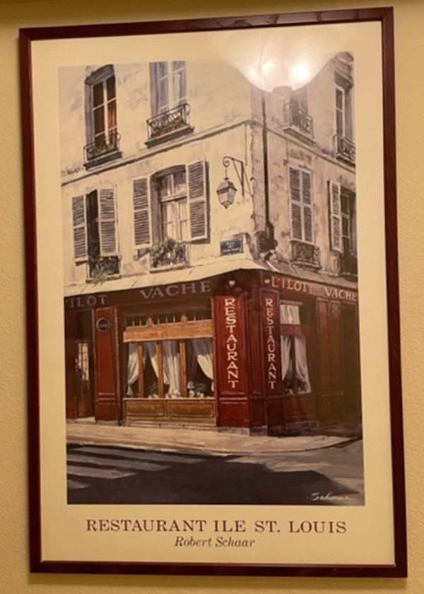 Restaurant Ile St. Louis (Reproduction) by Robert Scharr, Image 1.