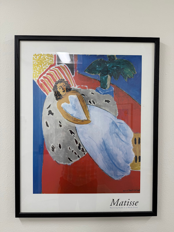 Reclining Nude in a White Dress (Reproduction) by Henri Matisse, Image 1.