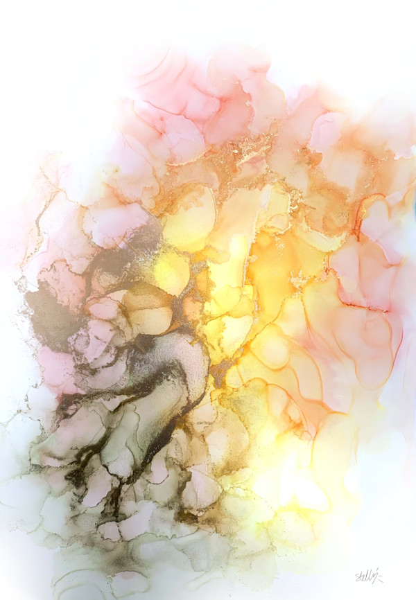 Sun Through the Clouds by Stella Robinson Lightheart