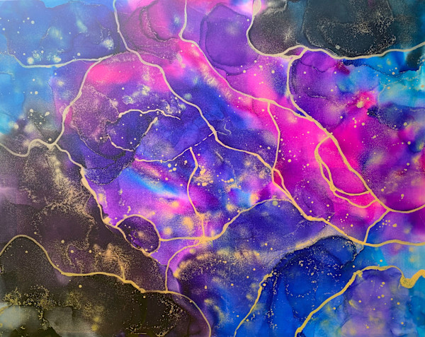 Galaxy Rose by Stella Robinson Lightheart