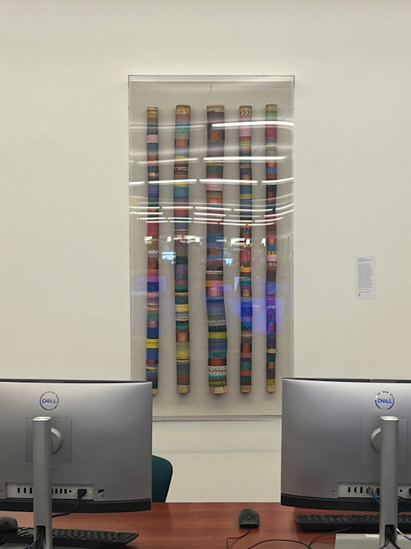 Five Ceremonial Poles by Frank Fleming, Image 1.