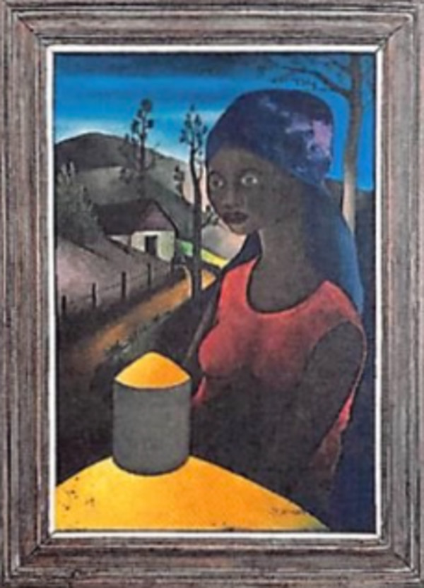 Woman with Light by Jacques Enguerrand Gourgue