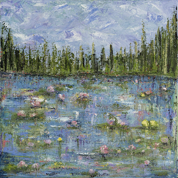 Water Lilies in Maine by Michelle M Johnson