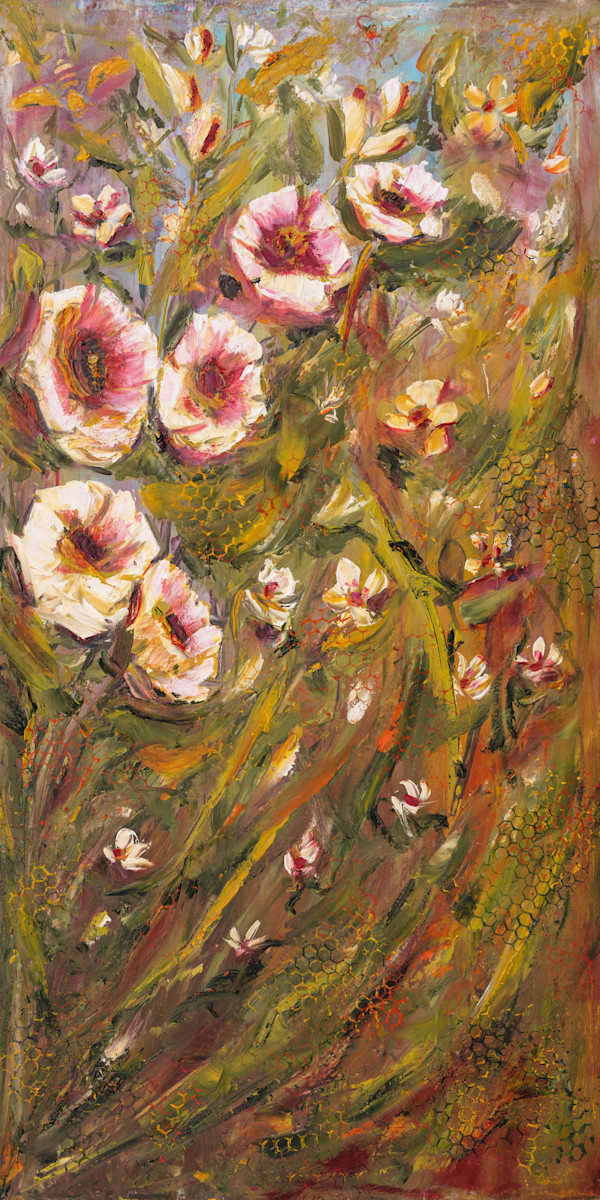 Alabaster Blooms by Michelle M Johnson