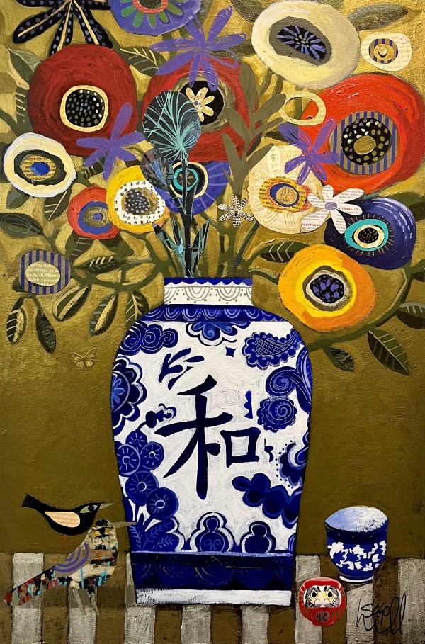 Still Life with Vase (Daruma) by Skip Hill