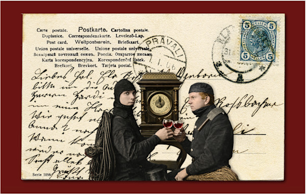 Chimney Sweeps with Clock, 1906 by Peter Tertzakian, Image 1.