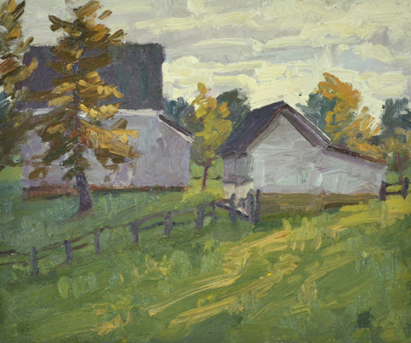 Late Day Barns by David  A. Williams, Image 1.