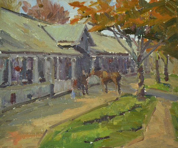 Keeneland Paddock by David  A. Williams, Image 1.