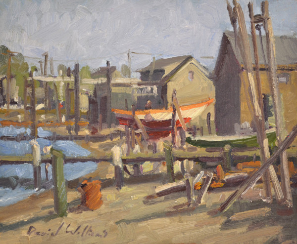 Vineyard Boat Works by David  A. Williams, Image 1.