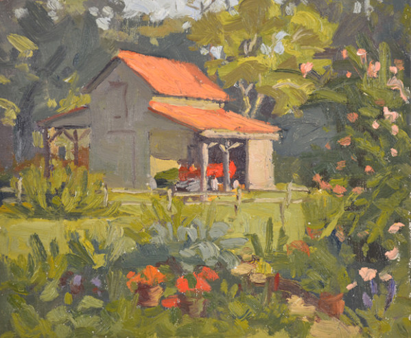 Community Garden, Sea Pines by David  Williams Paintings, Image 1.