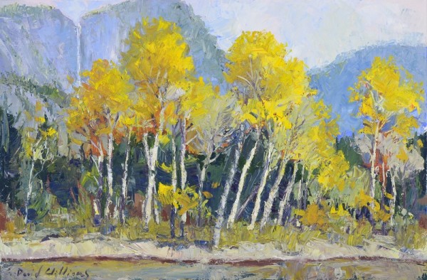 Aspen Glow, Yosemite Valley by David  Williams Paintings, Image 1.