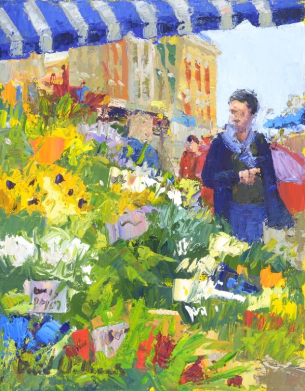 Flower Market by David Williams