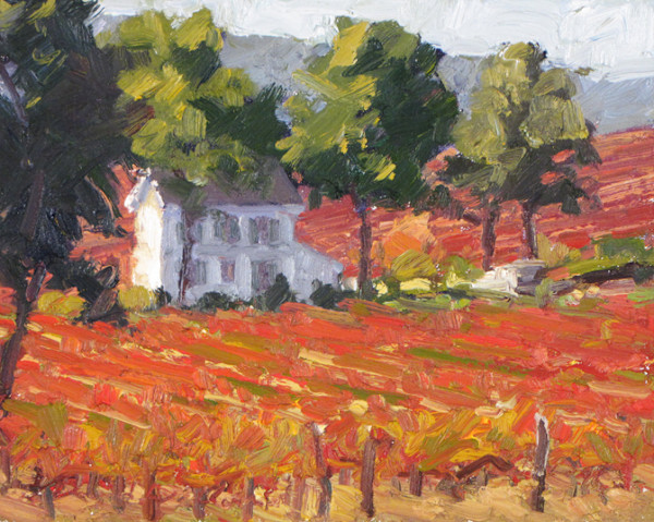 Vineyard Road October by David  A. Williams, Image 1.